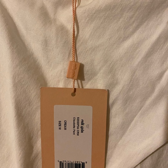 Cult Gaia White Flare Pants with Asymmetrical Waist - Picture 2 of 4